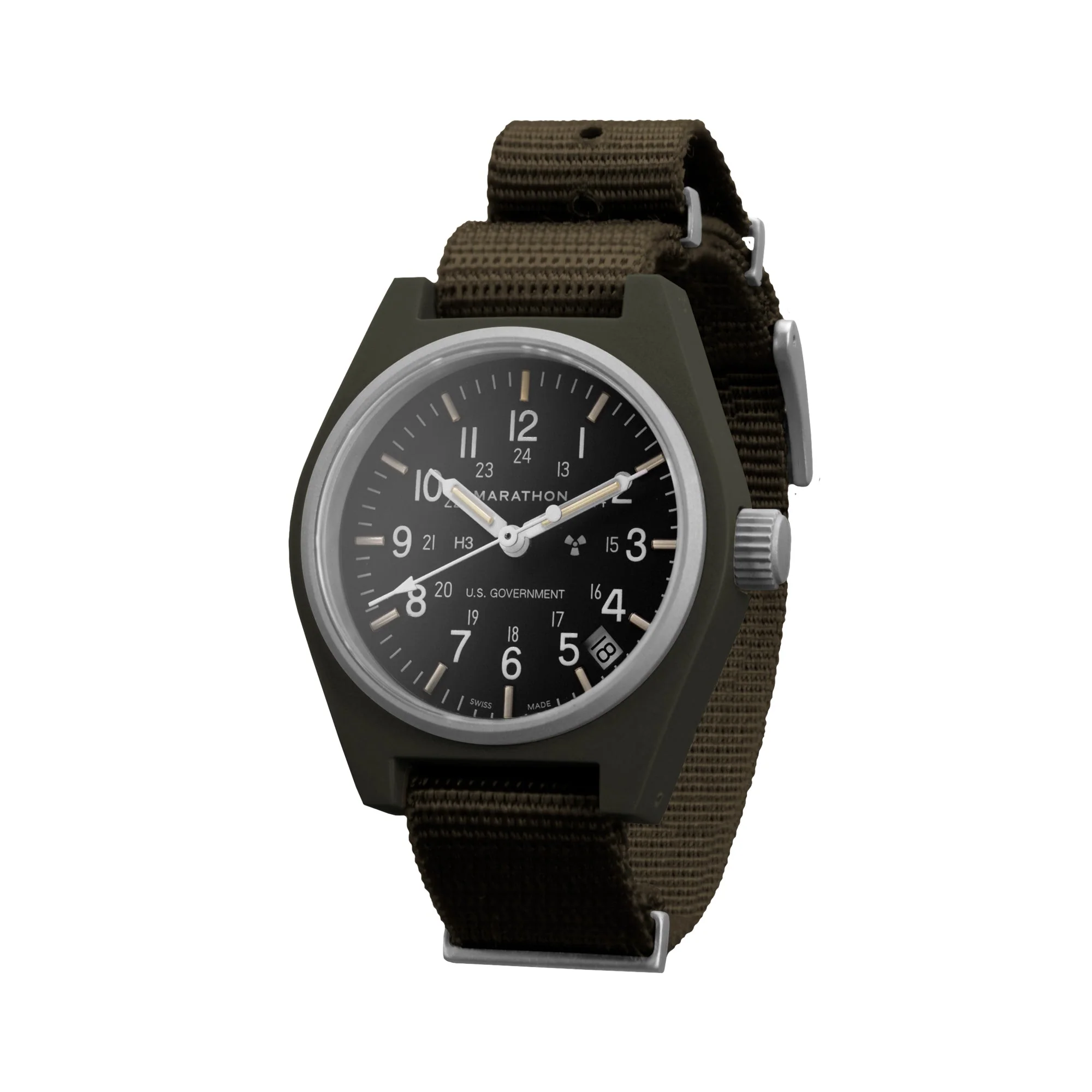 34mm Sage Green General Purpose Quartz with Date (GPQ) - Image 10