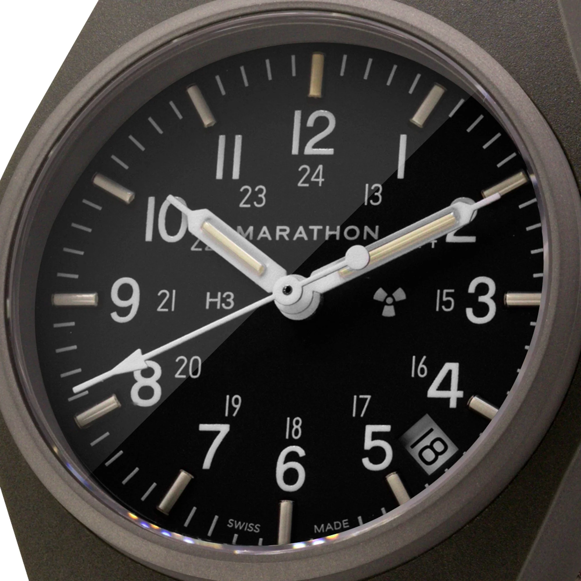 34mm Sage Green General Purpose Quartz with Date (GPQ) - Image 5