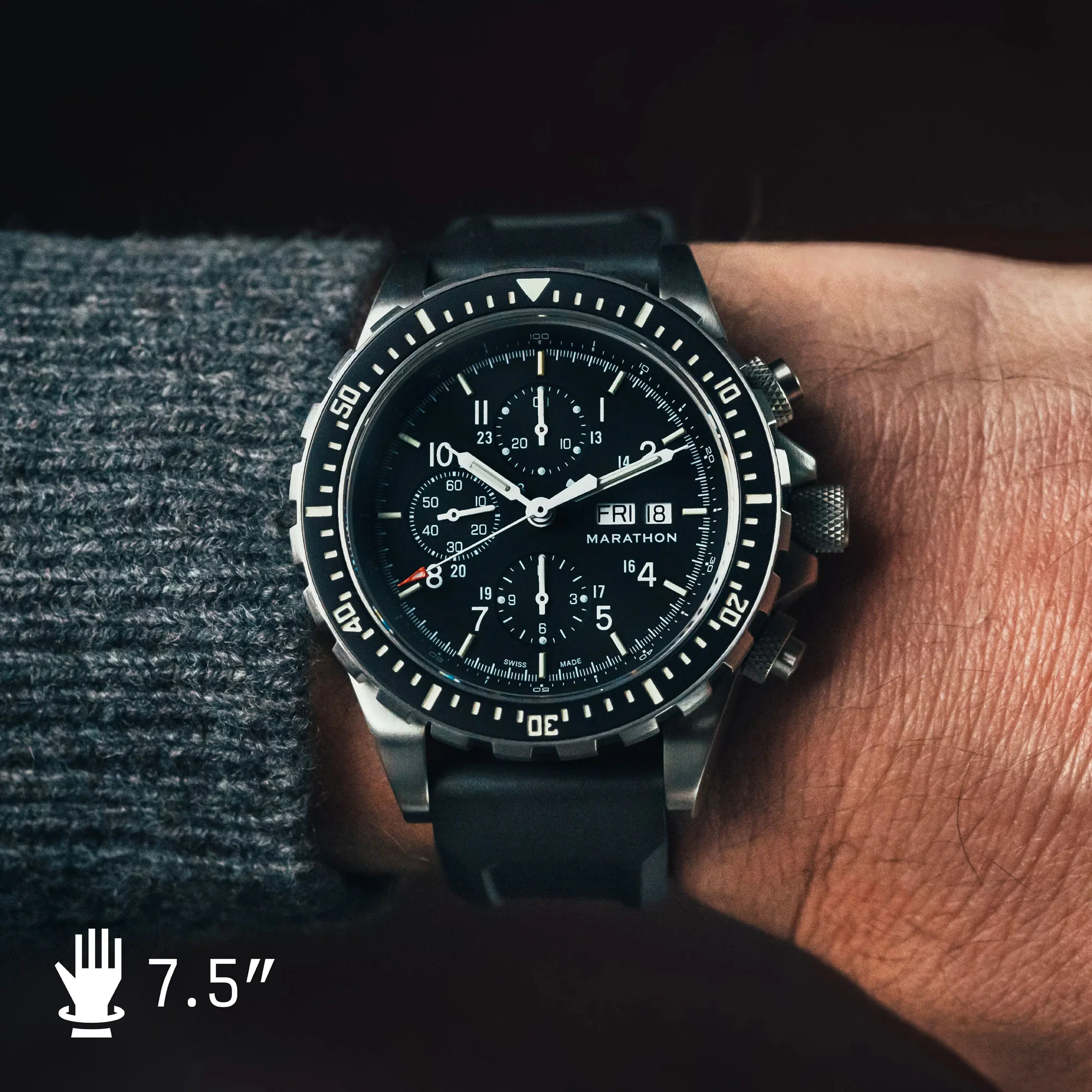 46mm Jumbo Diver/Pilot's Automatic Chronograph (CSAR) - Image 5