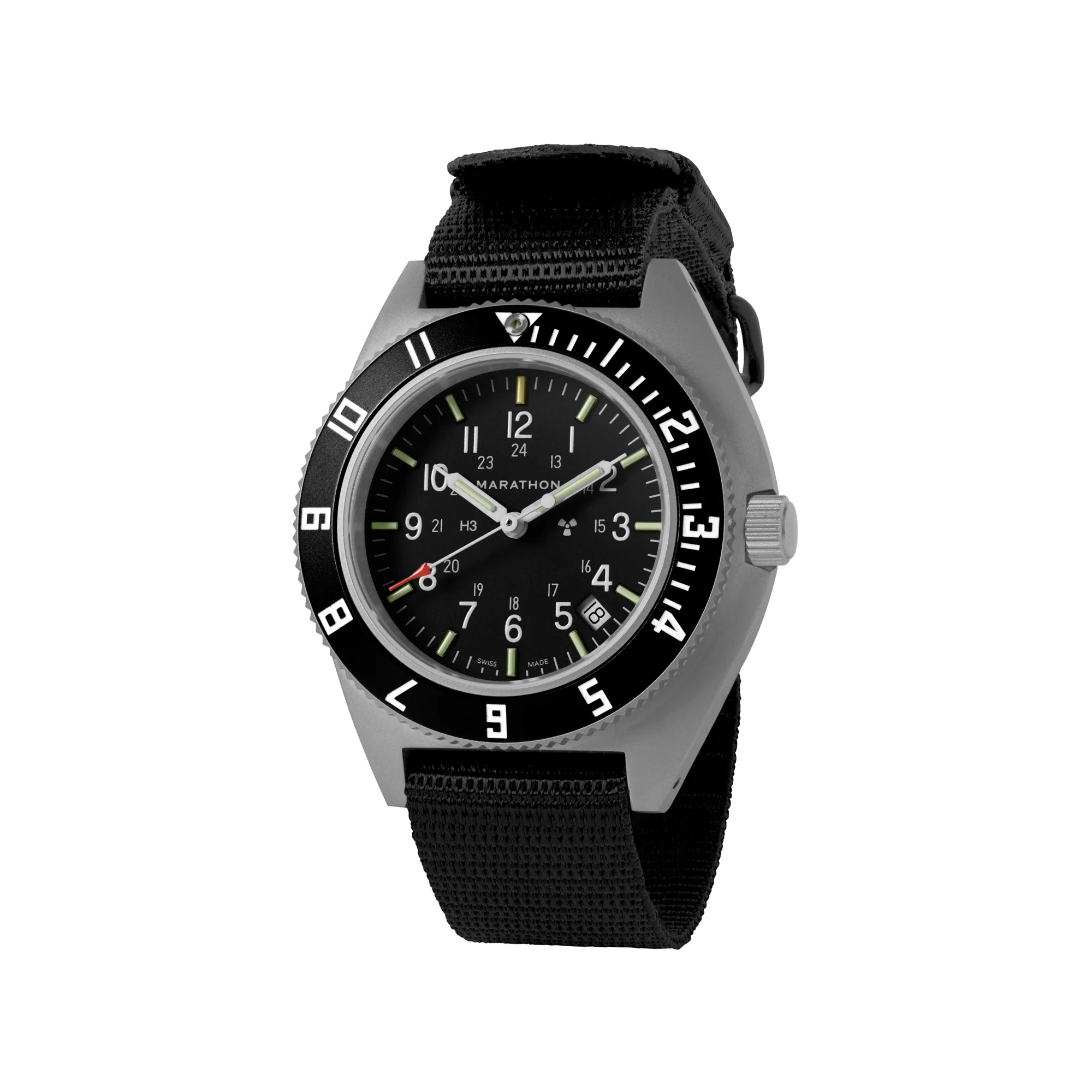 41mm Steel Navigator w/ Date (SSNAV-D) on Ballistic Nylon - Image 5