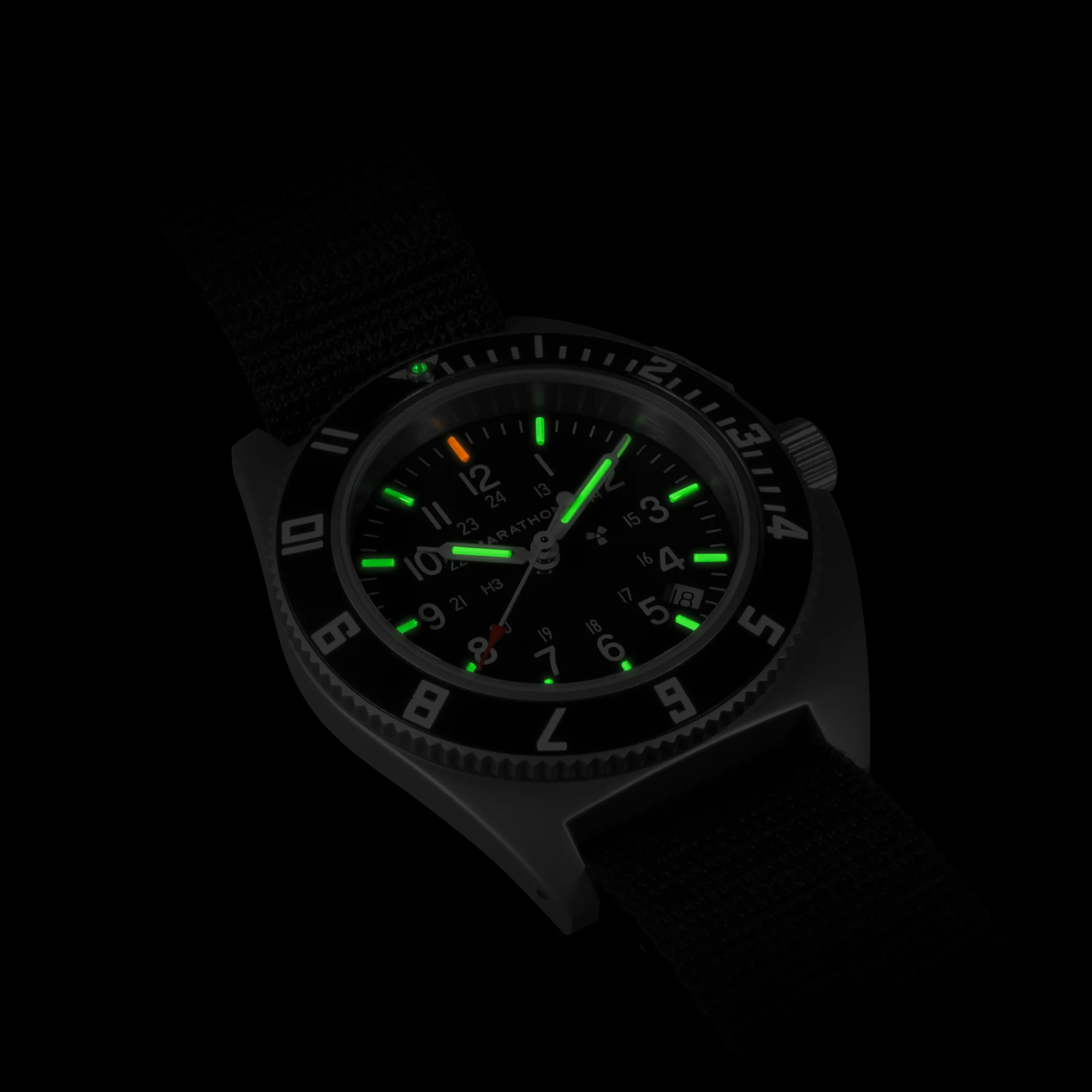 41mm Steel Navigator w/ Date (SSNAV-D) on Ballistic Nylon - Image 6