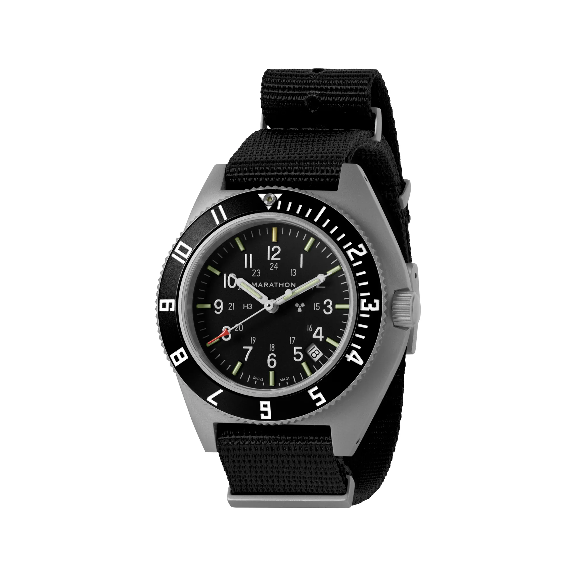 41mm Steel Navigator w/ Date (SSNAV-D) on Nylon DEFSTAN - Image 5