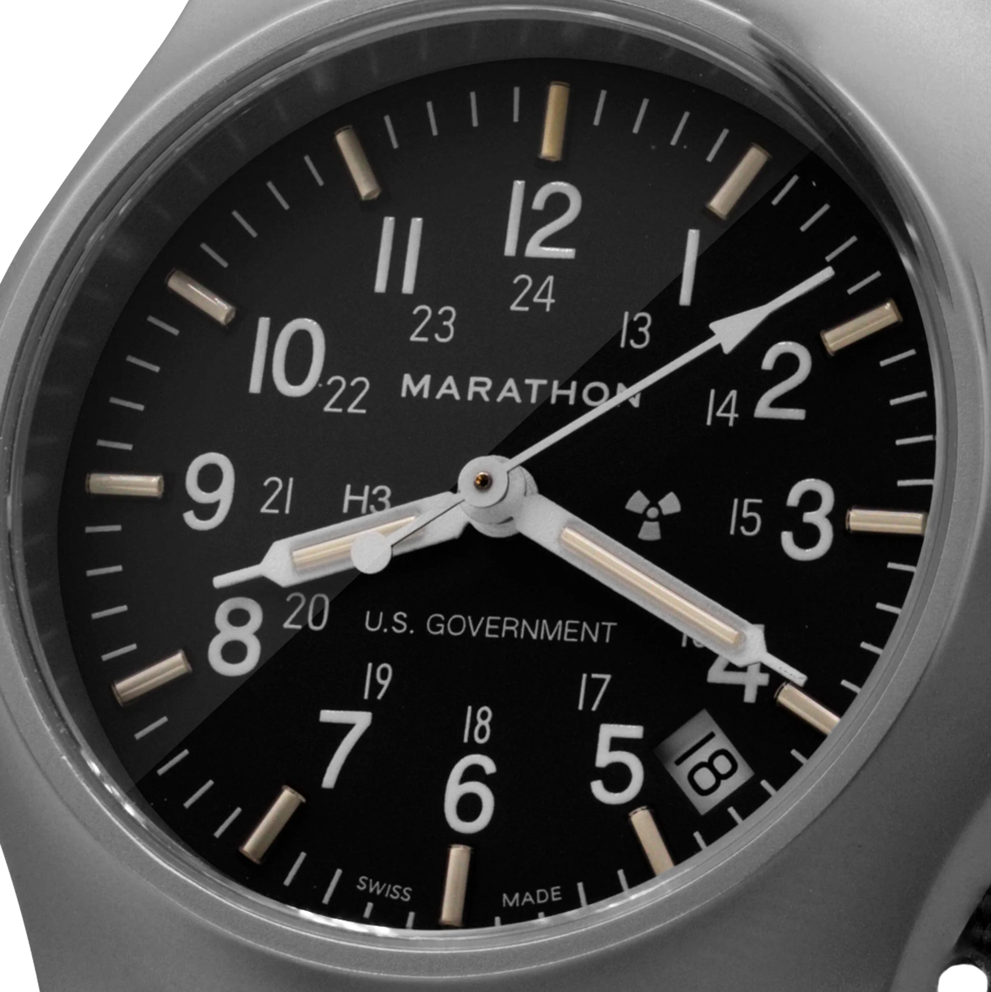36mm Officer's Quartz w/ Date (GPQ-D) Nylon DEFSTAN - Image 6
