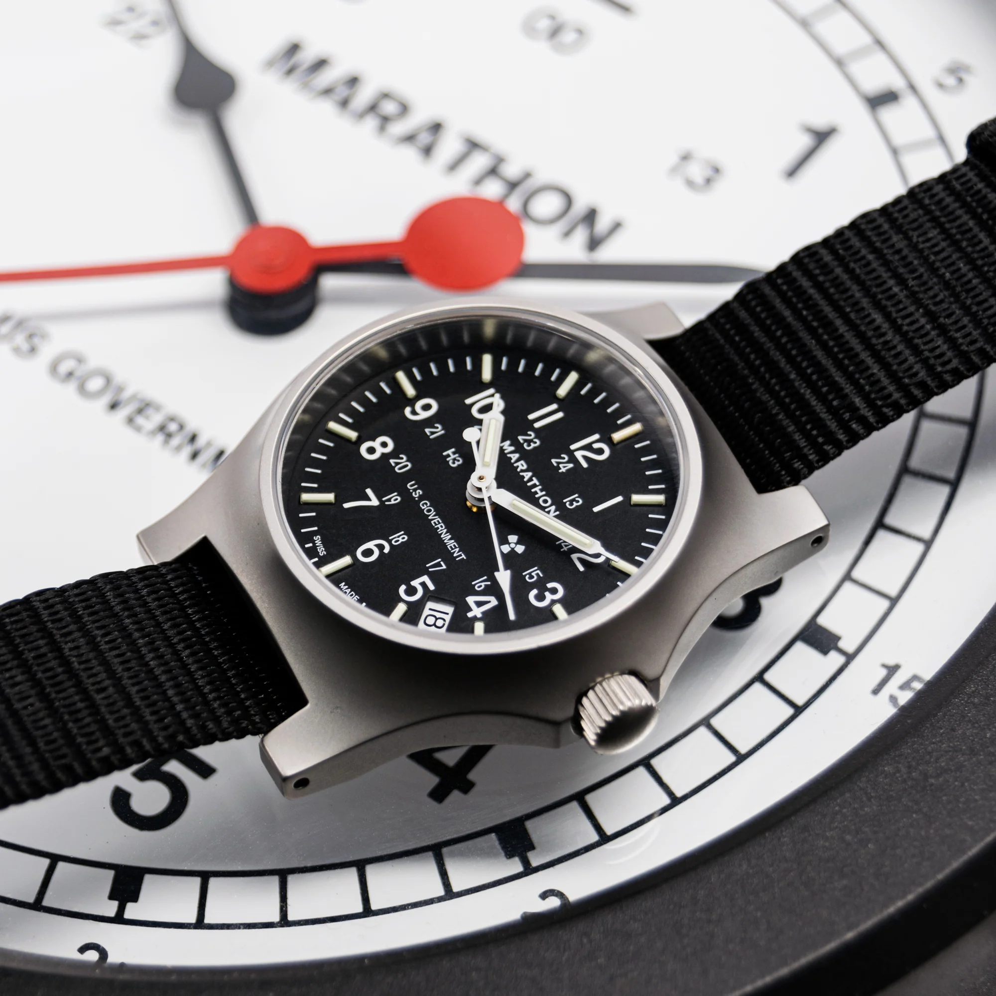36mm Officer's Quartz w/ Date (GPQ-D) Nylon DEFSTAN - Image 9