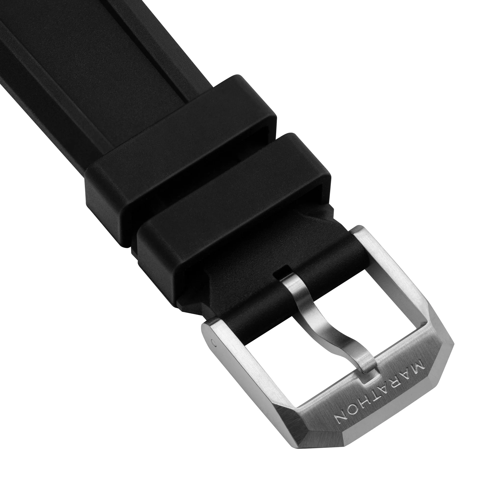 3-Piece Rubber Strap Kit, Black, 20mm - Image 3