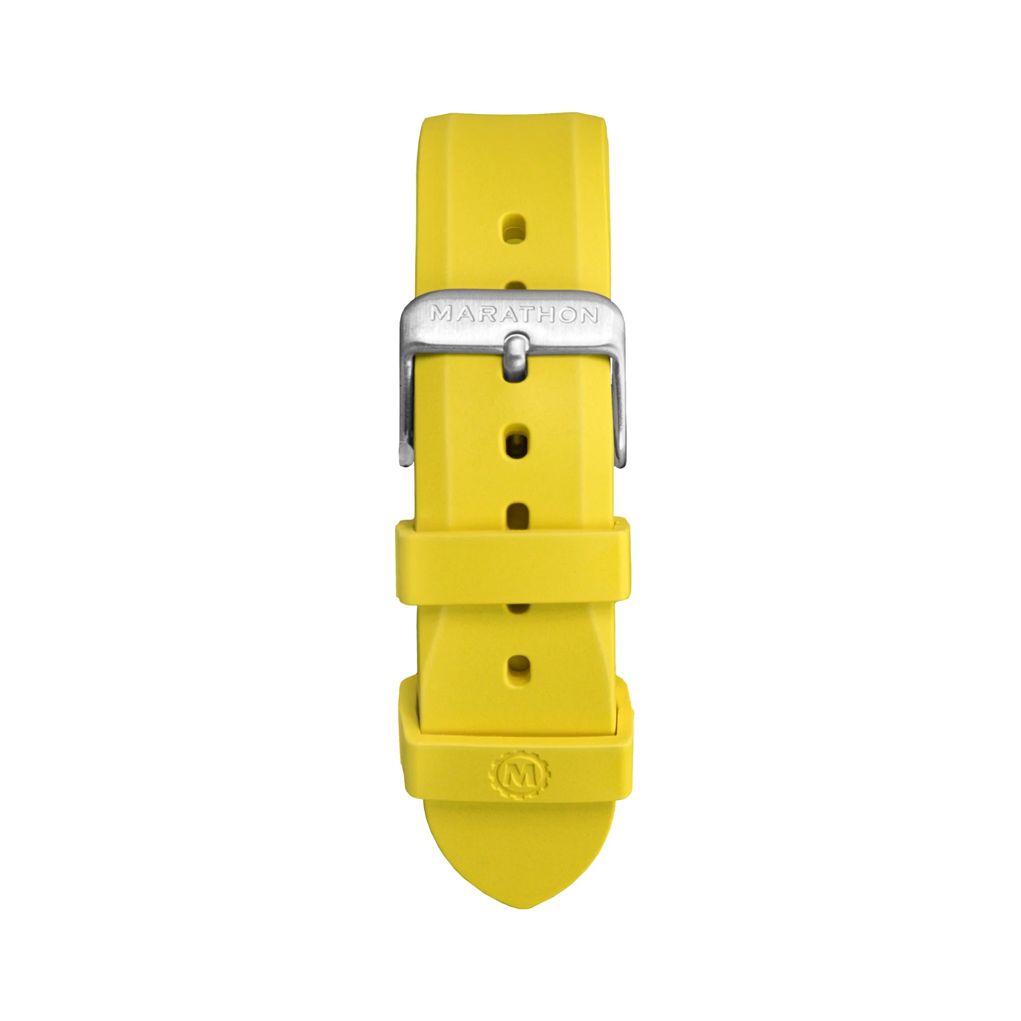 Two-Piece Rubber Dive Strap, Yellow, 20mm - Image 3